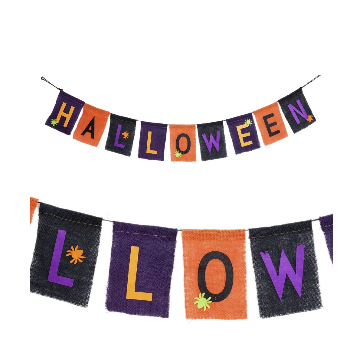 Guirnalda halloween arpillera 165 x 0 20 cm
