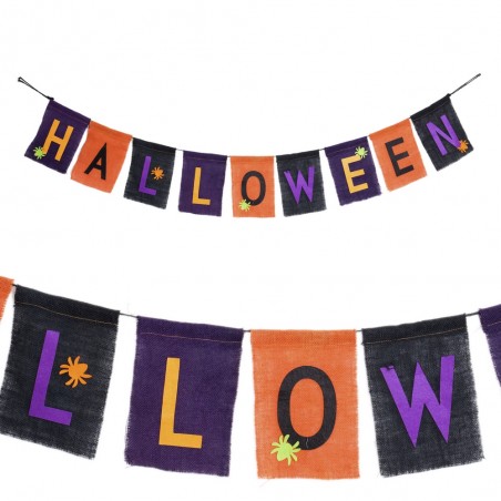 Guirnalda Halloween Arpillera 165 X 0,20 Cm