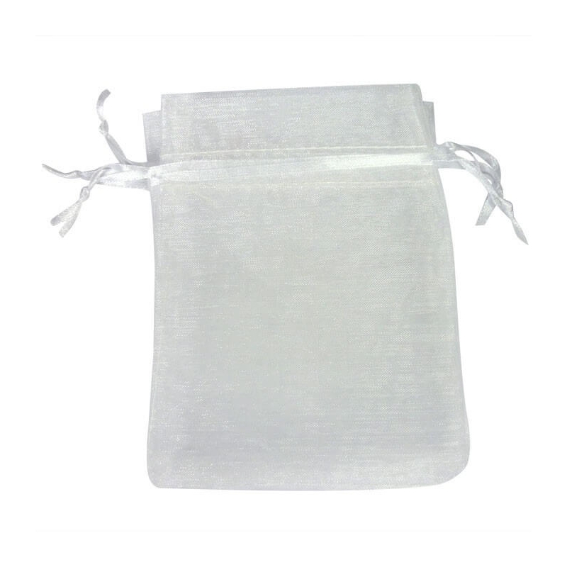 Bolsa organza blanco