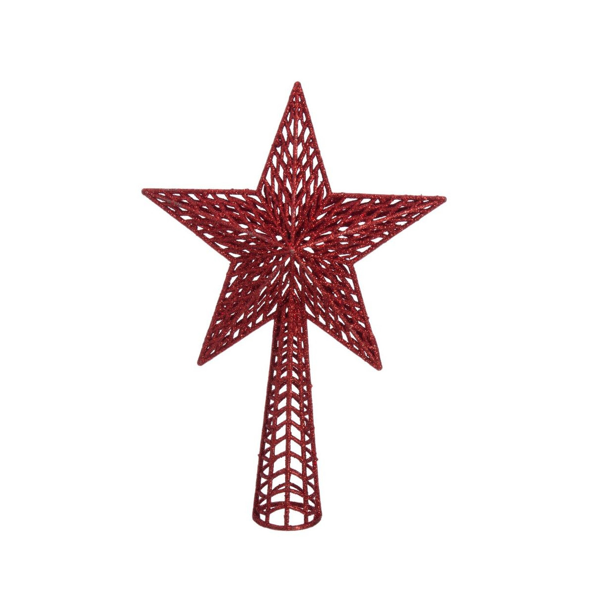 Terminal árbol plástico rojo 27 x 18 cm