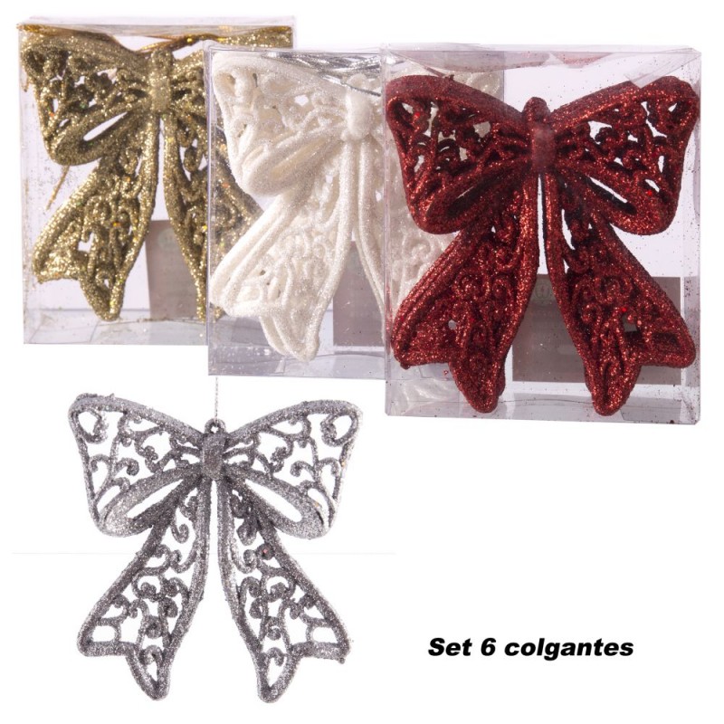 S 4 Colgante Lazo Plástico 4 C 9 X 9 Cm S 4 Colgante Lazo Plástico 4 C 9 X 9 Cm