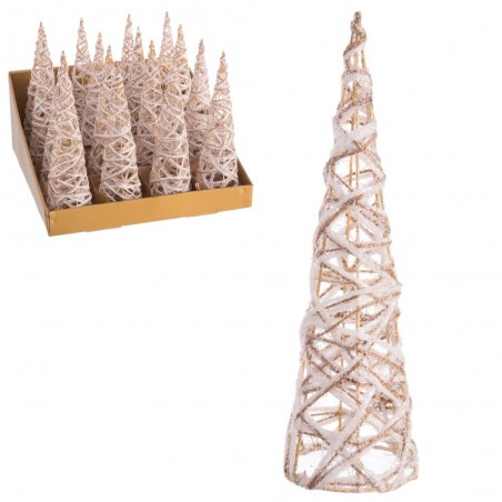 árbol metal blanco decoración navidad 7 50 x 7 50 x 25 cm