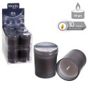 Vela Tarro Cristal Perfumada Spa Gris 5 X 6 Cm