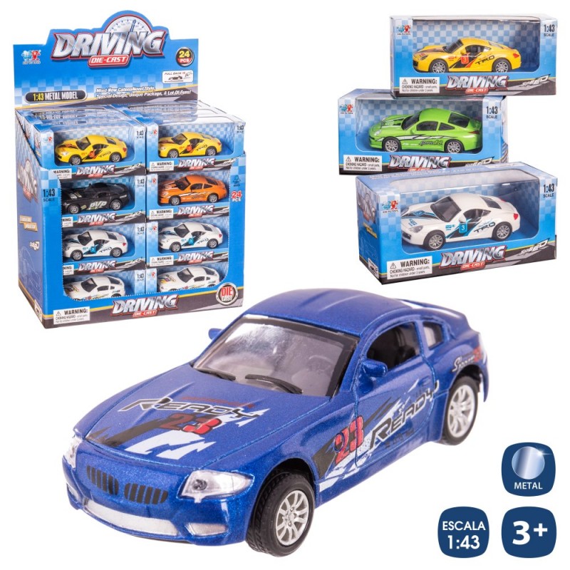 Coche Sport Docorado R. Libre Metal 6 M 10 Cm Coche Sport Docorado R. Libre Metal 6 M 10 Cm