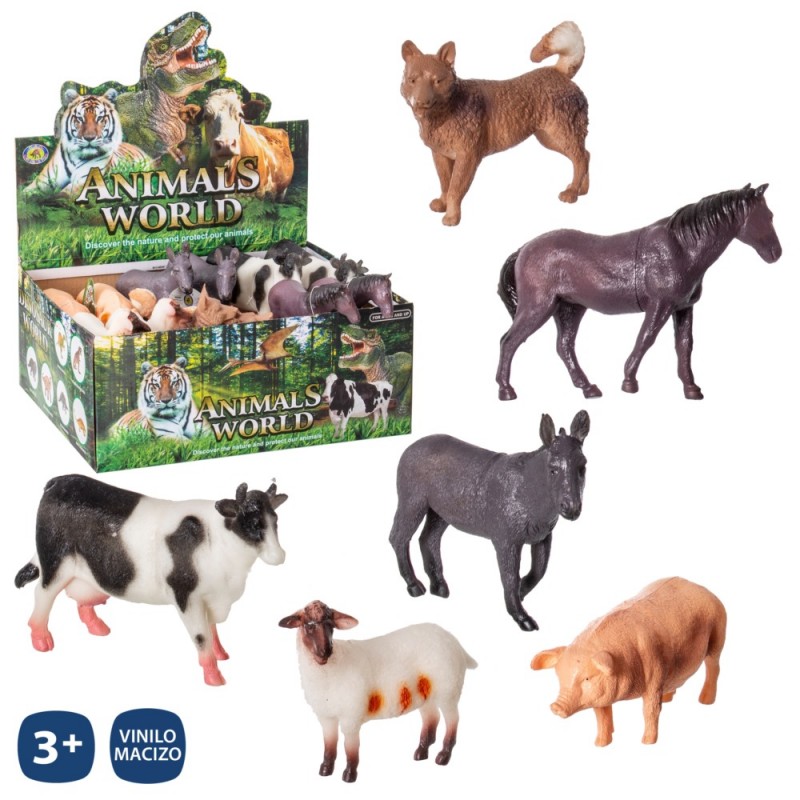 Animales granja vinilo 6 m