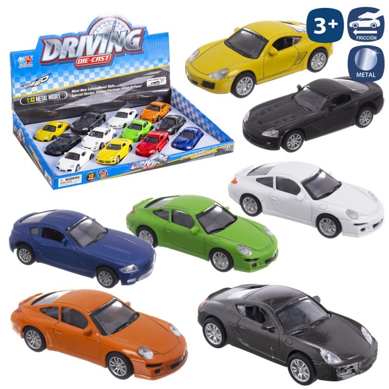 Coche Deportivo Fricción Metal 4 C 10 Cm Coche Deportivo Fricción Metal 4 C 10 Cm