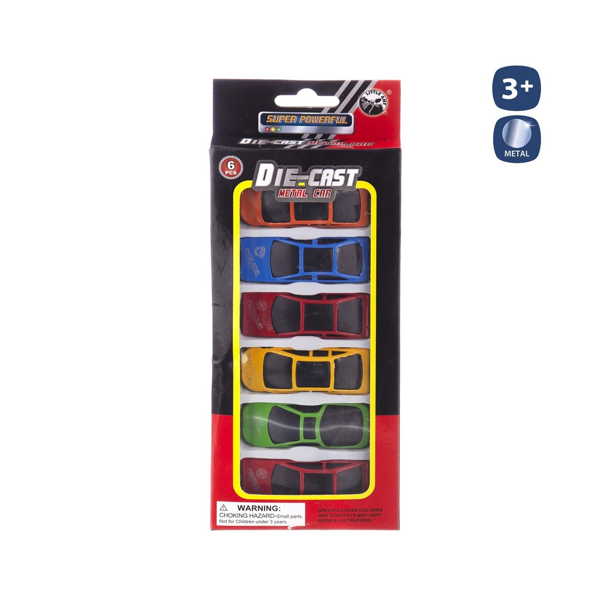 S 6 coche deportivo rueda libre metal