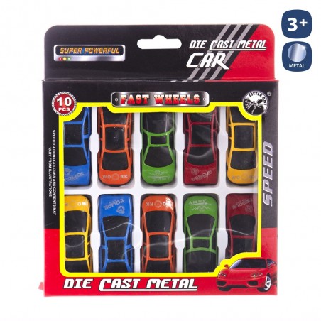 S 10 Coche Deportivo Rueda Libre Metal