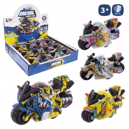 Moto Rueda Libre Hippy Metal 4 C 5 Cm