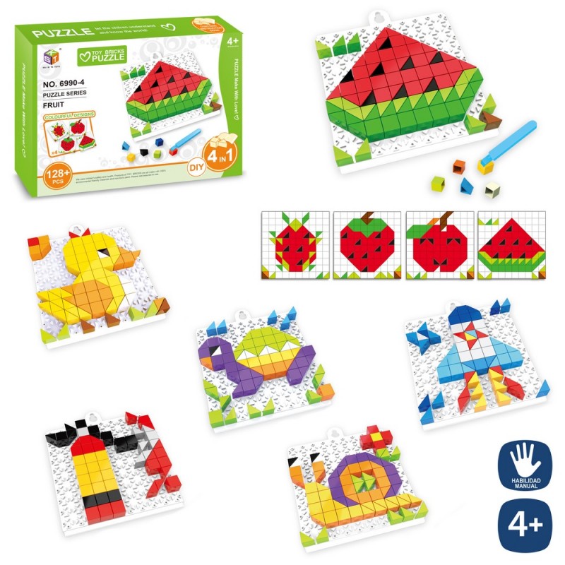 Puzzle Encajable 128 Piezas 6 M Puzzle Encajable 128 Piezas 6 M