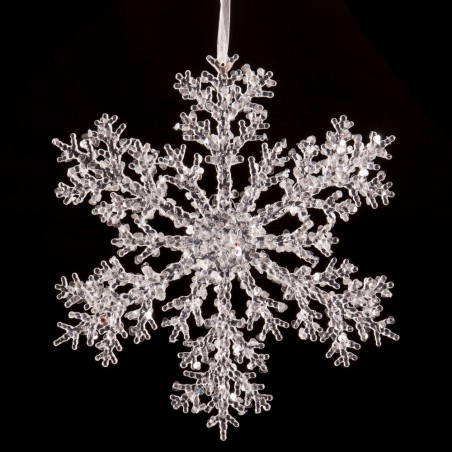 Colgante Estrella Nieve 25 X 25 Cm