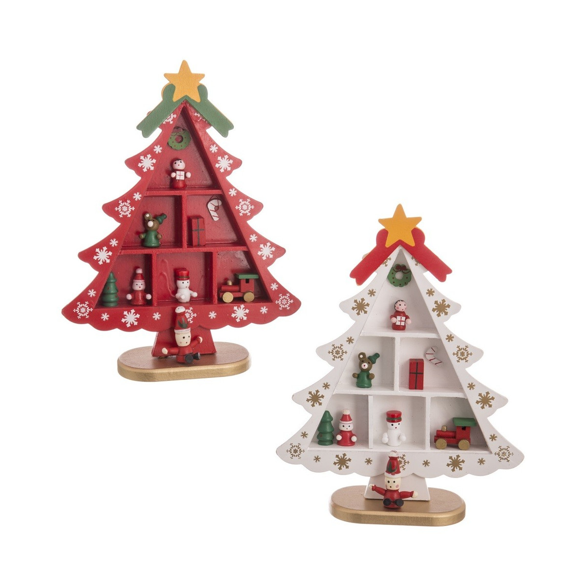 árbol casa mdf 2 c 23 x 18 x 4 cm