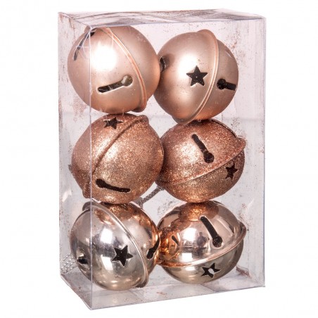 S 6 Cascabel Metal Cobre 5 X 5 X 5 Cm