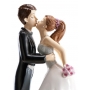 Figura Novios Besandose Para Tarta De Boda