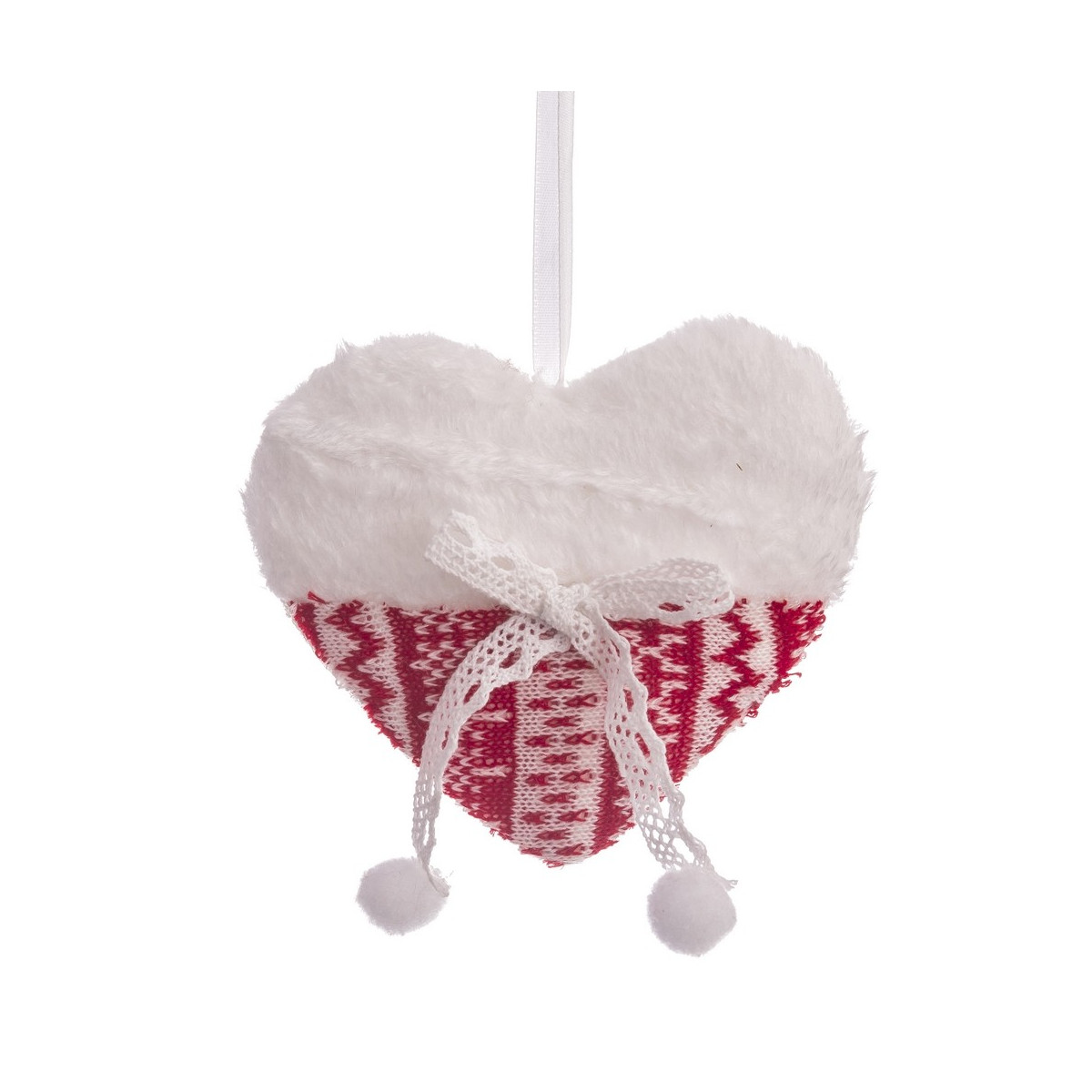 Colgante corazón polyfoam 13 cm