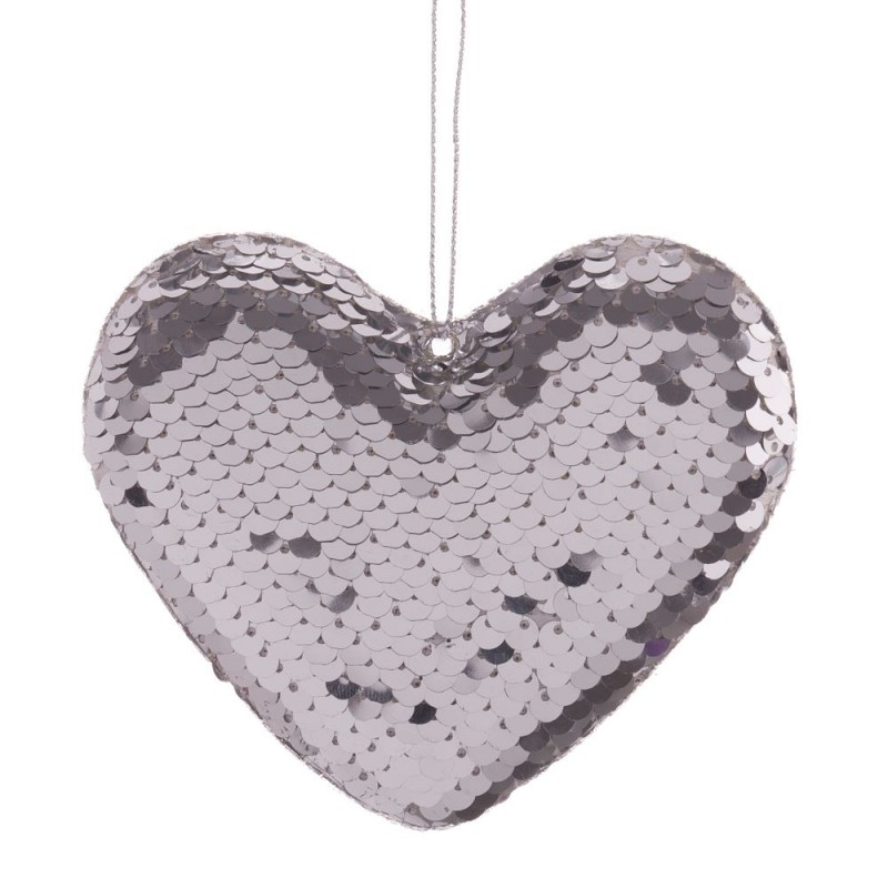 Colgante corazón plata 1 x 10 x 10 cm