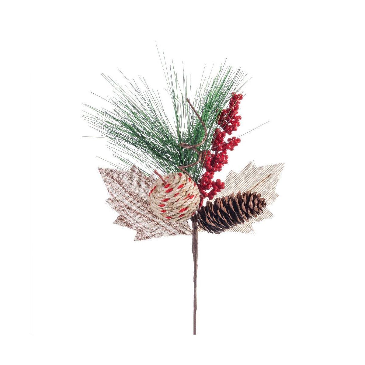 Pick acebo y pino 32 cm