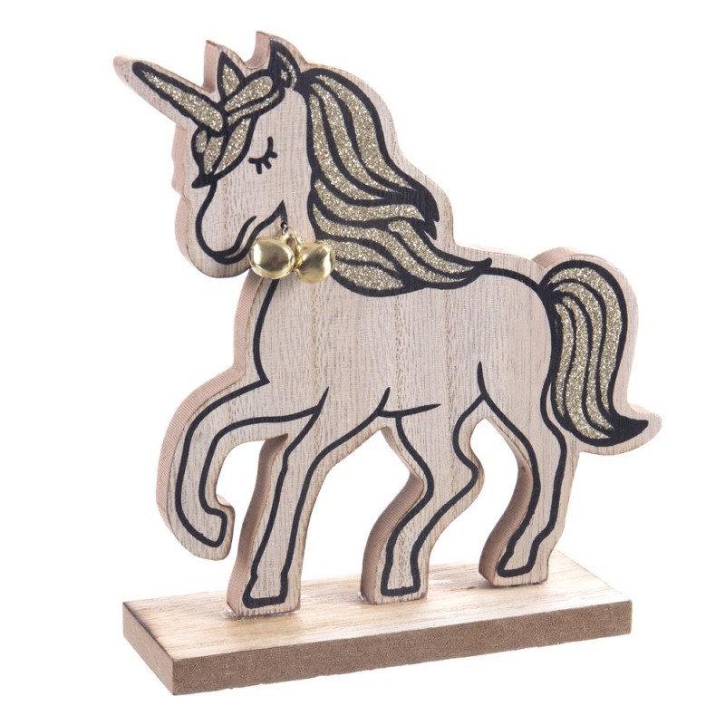 Peana Unicornio Madera 13 X 4 X 13,50 Cm Peana Unicornio Madera 13 X 4 X 13,50 Cm