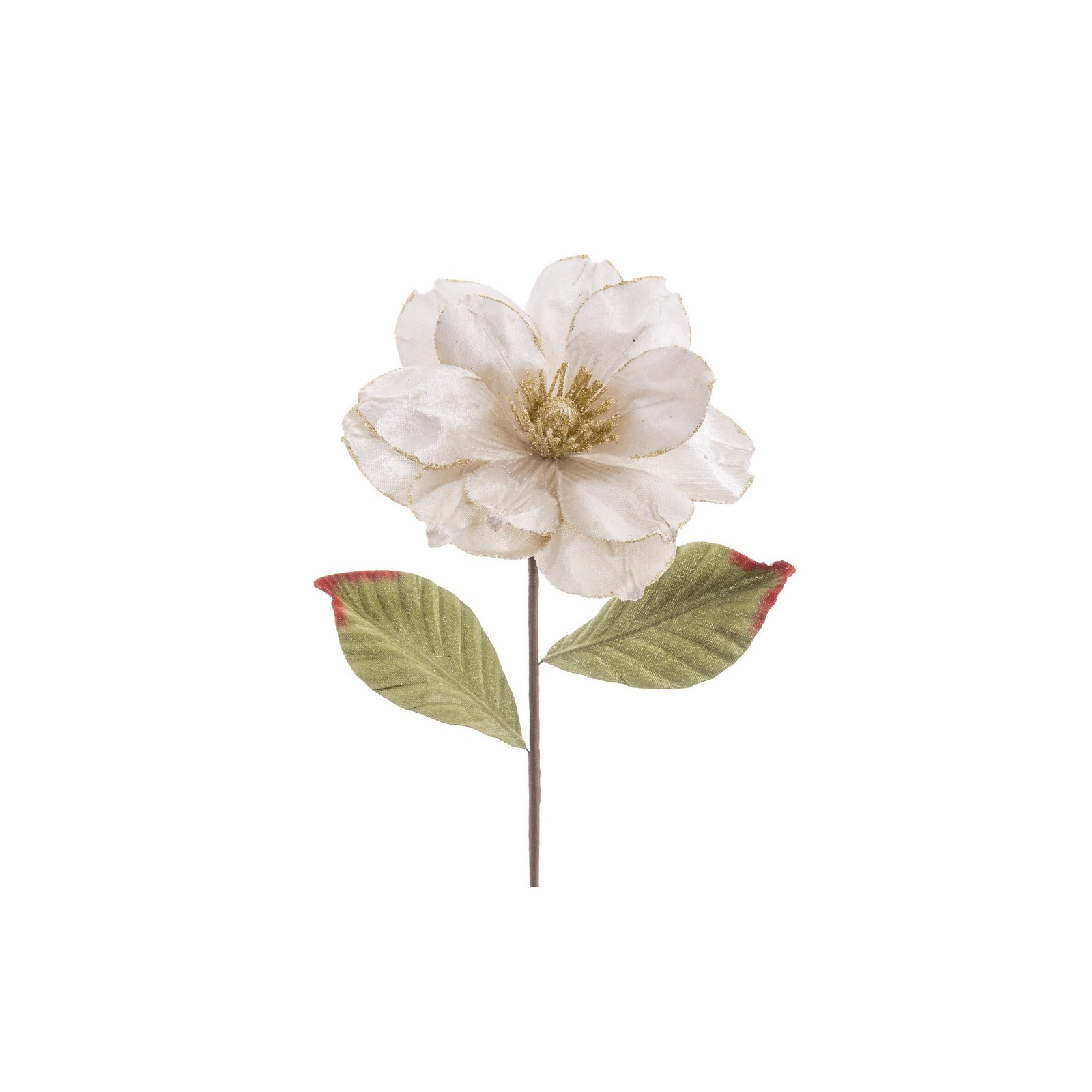 Magnolia tejido marfil 54 x 19 cm