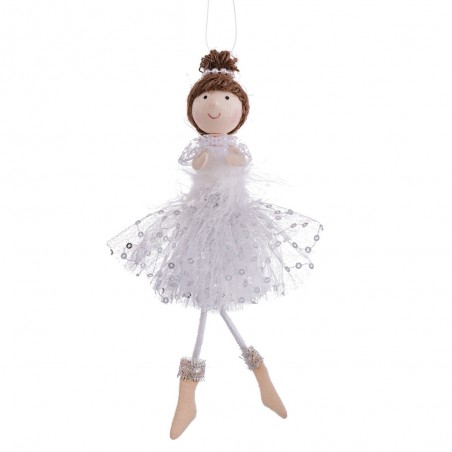 Colgante Bailarina Tejido 17 Cm