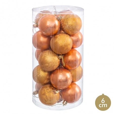 S 20 Bolas Cobre 6 X 6 X 6 Cm