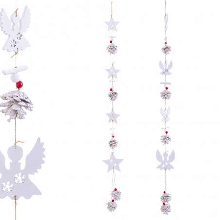 Colgante Estrella Y ángel Blanco 2 M 100 Cm