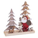 Peana Papá Noel Madera 15,50 X 15,50 Cm