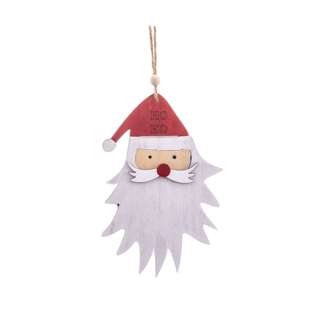 Colgante papá noel madera 9 50 x 15 cm
