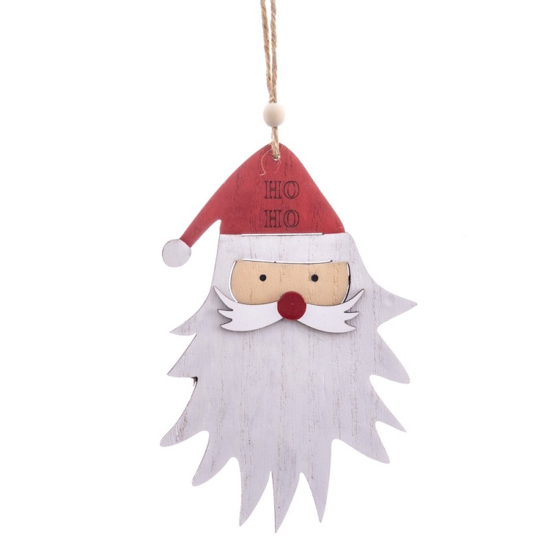 Colgante Papá Noel Madera 9,50 X 15 Cm Colgante Papá Noel Madera 9,50 X 15 Cm