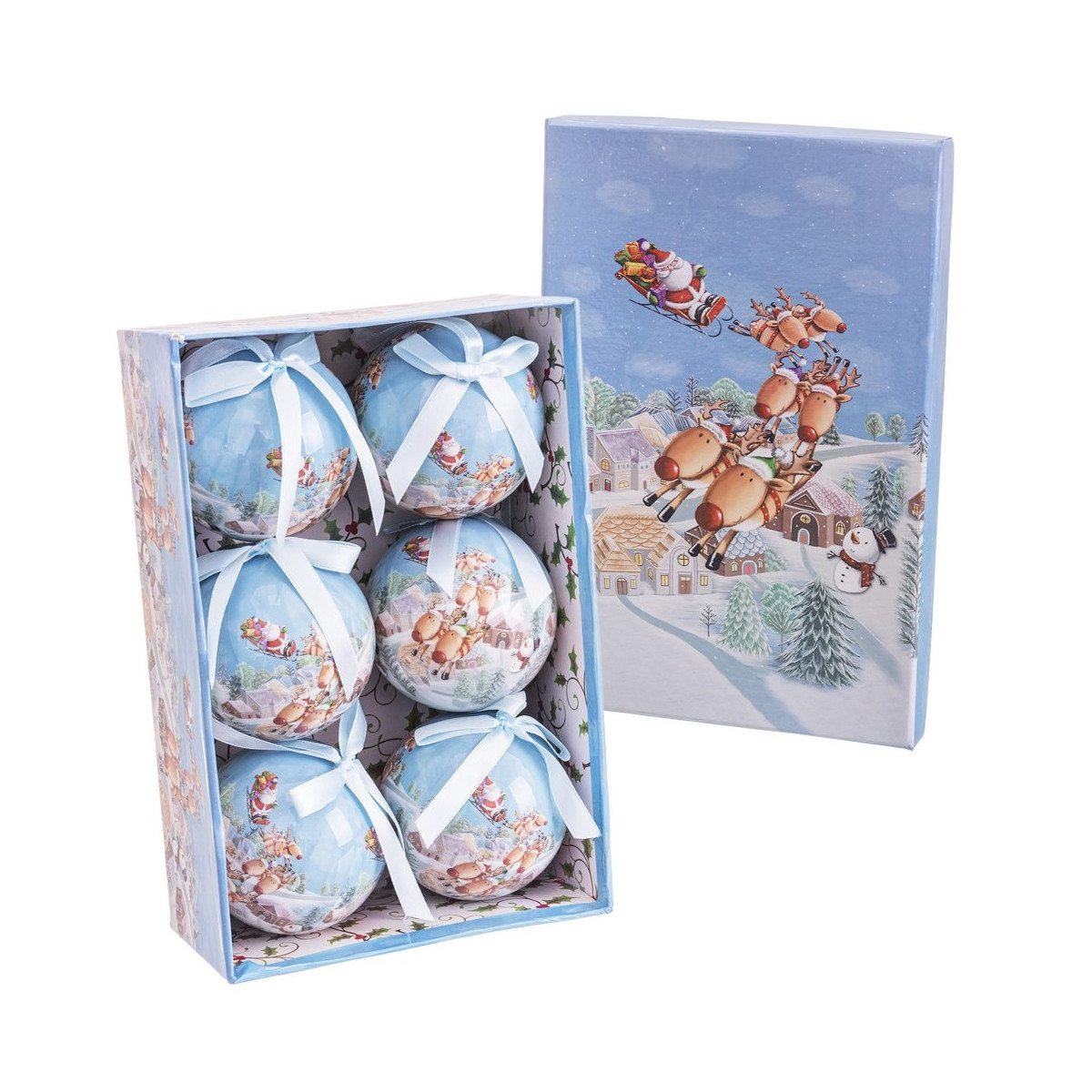 S 6 bolas memory trineo 7 50 x 7 50 x 7 50 cm