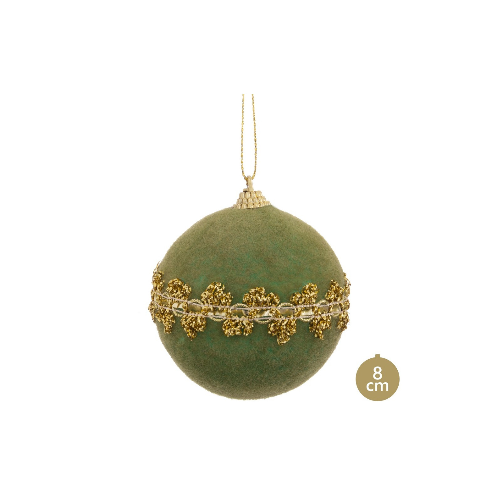Bola foam verde 8 x 8 x 8 cm