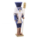 Soldado flocado foam azul 13 x 12 x 41 cm
