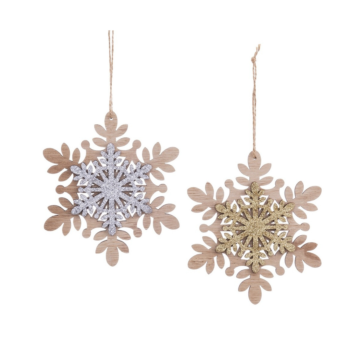 Colgante estrella madera
