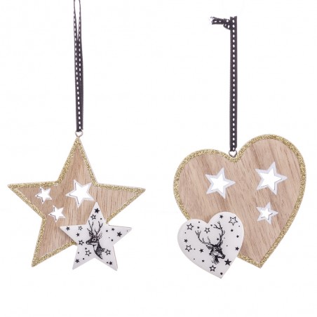Colgante Figuras Con Brillantes 2 M 20 X 11 X 1 Cm