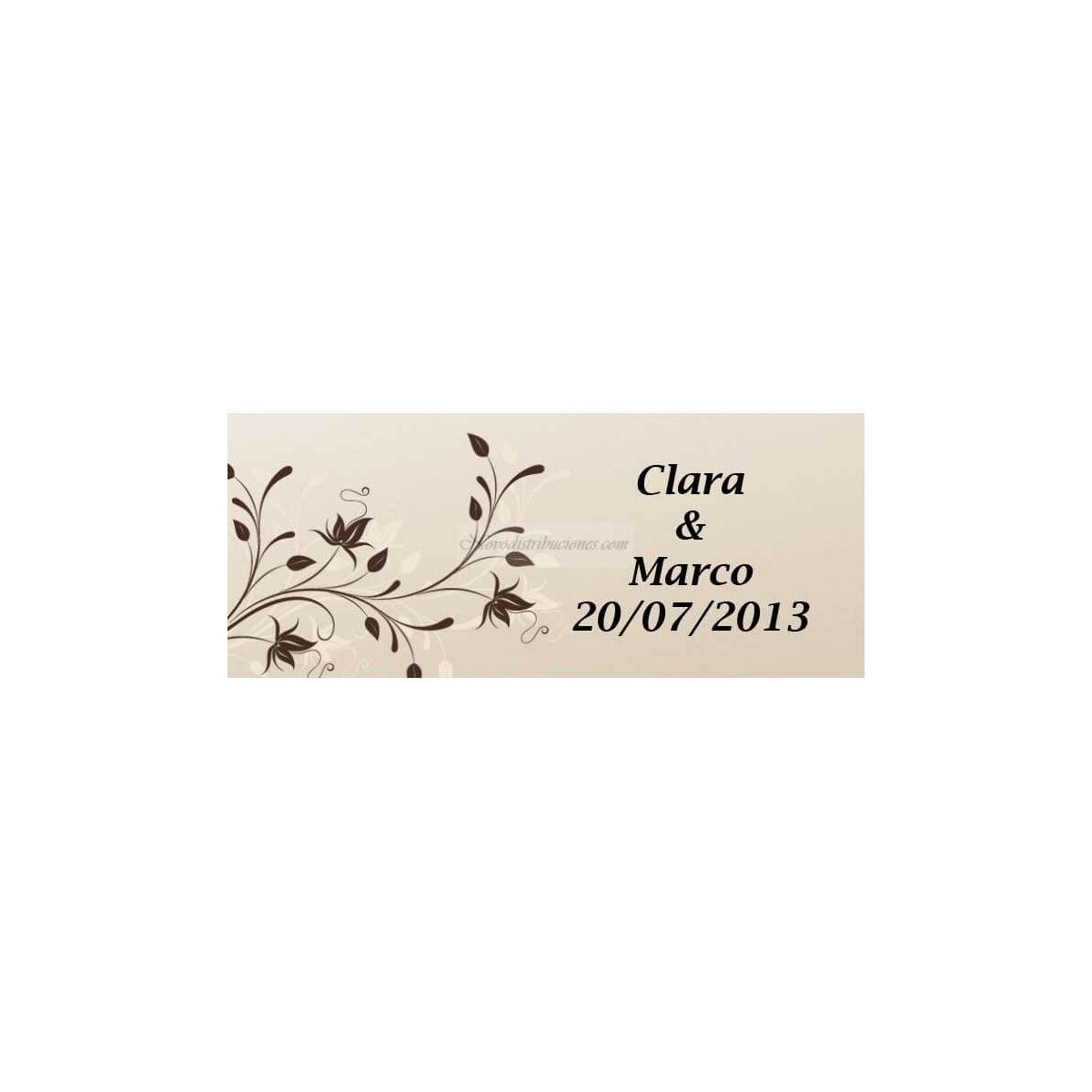 Adhesivo personalizado siena