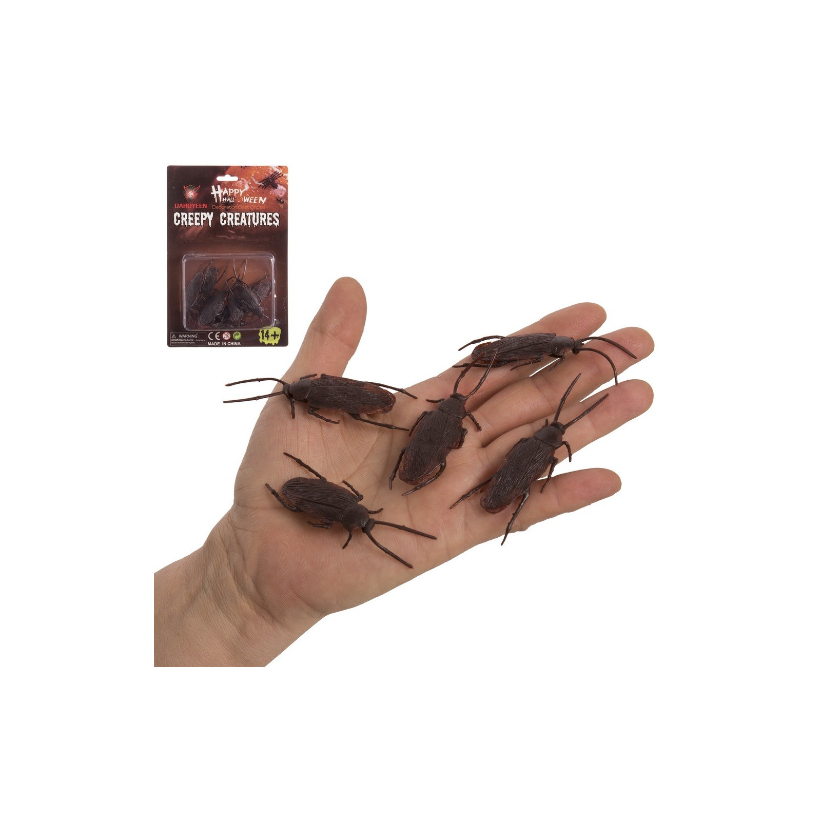 S 8 cucaracha pvc 6 x 2 x 1 cm