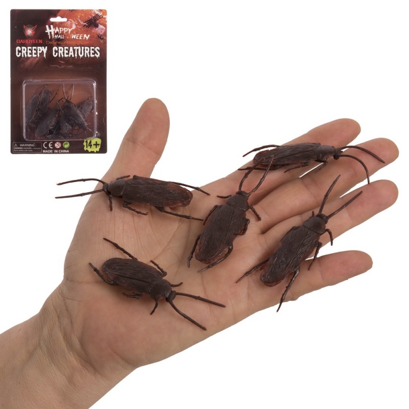 S 8 cucaracha pvc 6 x 2 x 1 cm