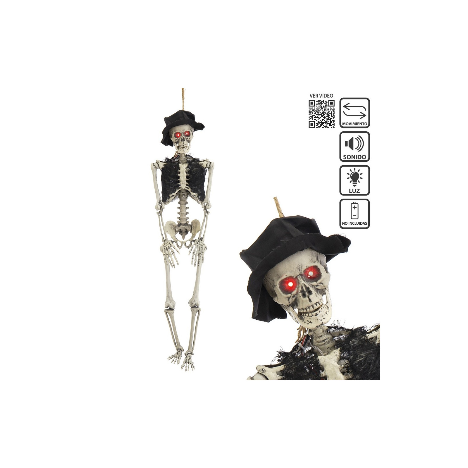 Esqueleto novio 25 x 13 x 100 cm
