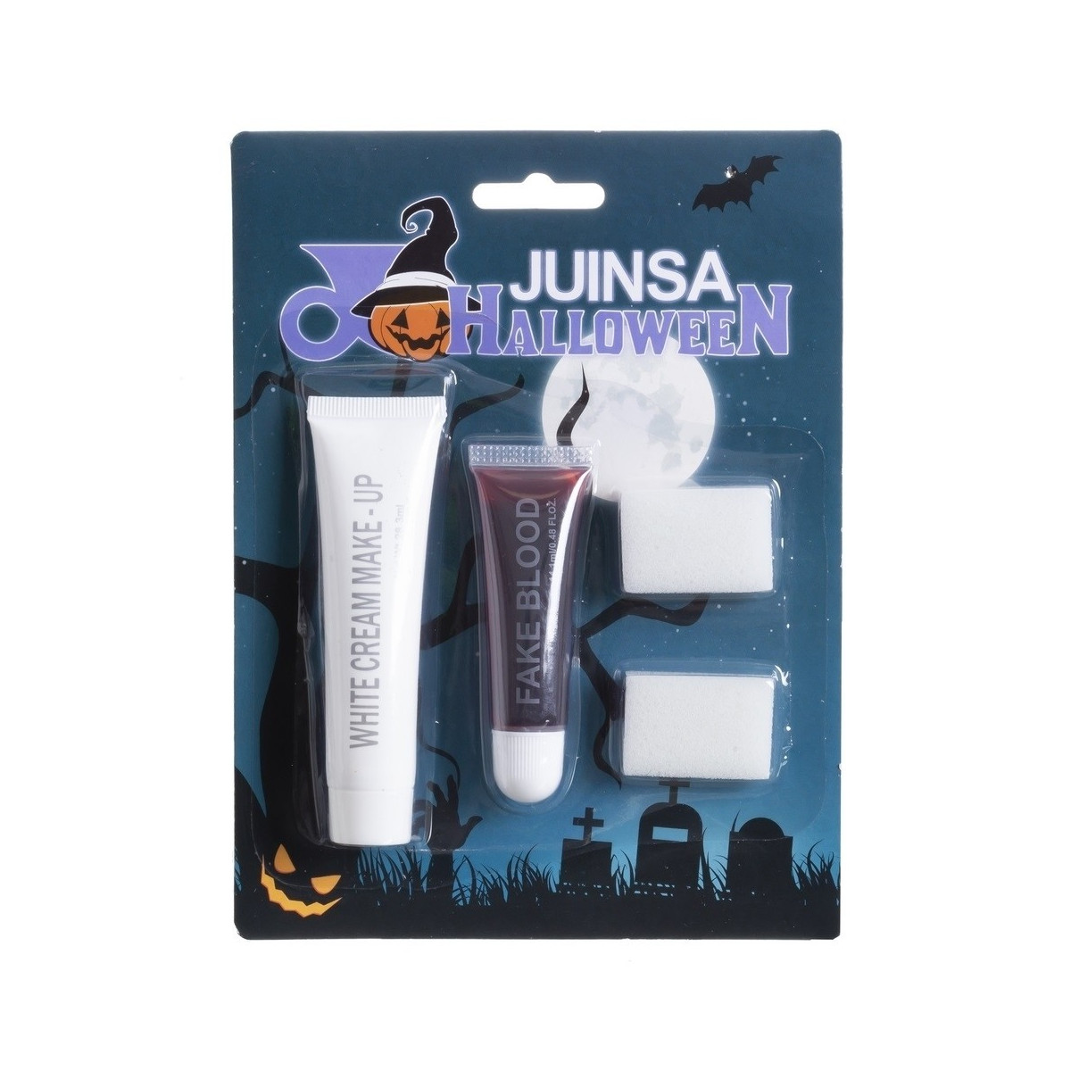 Sangre maquillaje blanco