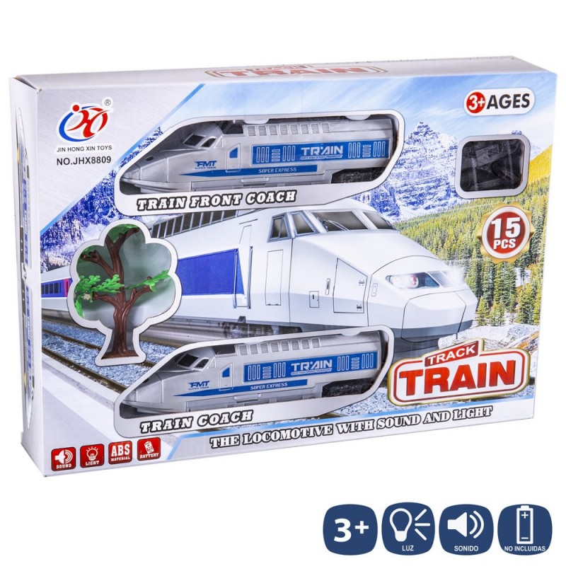 Pista Tren Con Accesorios Pista Tren Con Accesorios