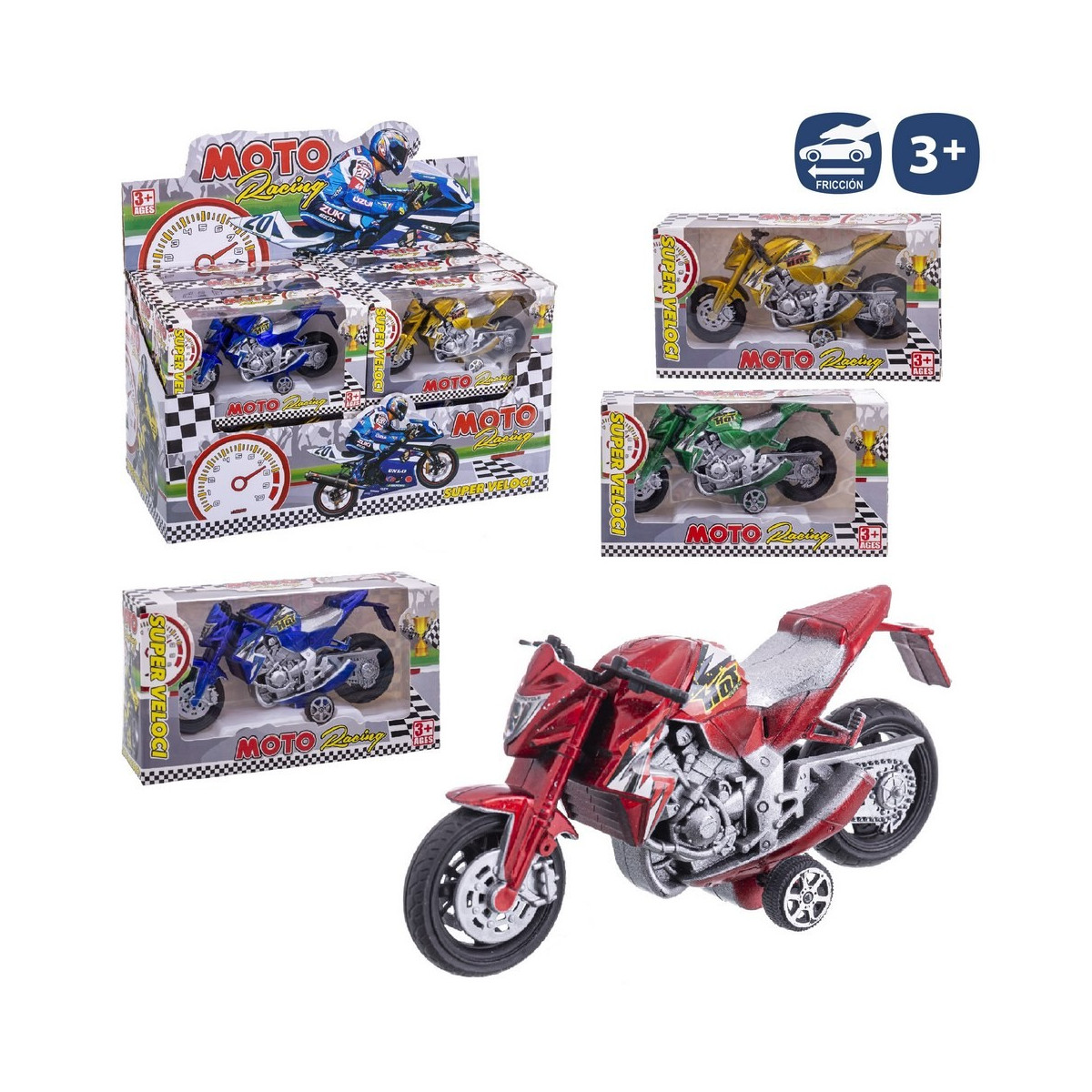 Moto fricción