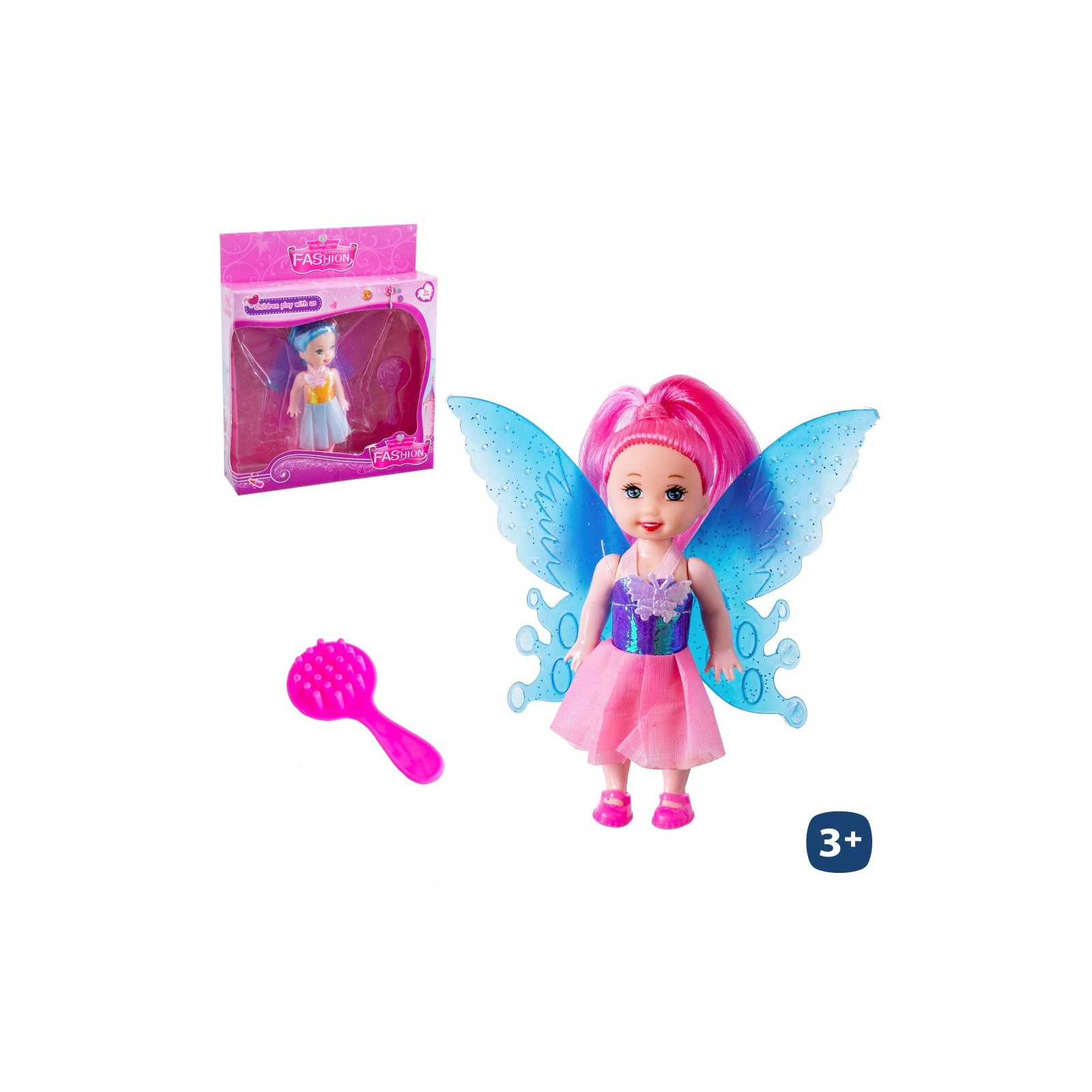 Muñeca fairy 2 c 12 cm mini