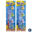 Juego pesca con 3 patos decorados