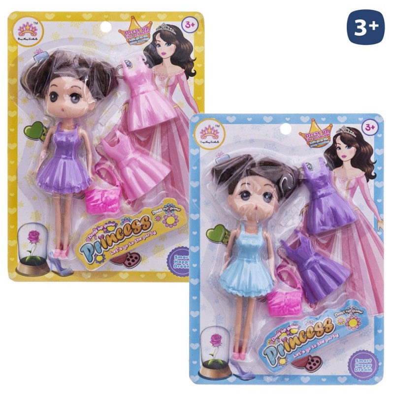 Muñeca Grotesca Cambia Vestidos 3 C 19 Cm Muñeca Grotesca Cambia Vestidos 3 C 19 Cm