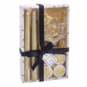 S 2 vela candelabro oro navidad 21 70 x 13 30 x 3 80 cm