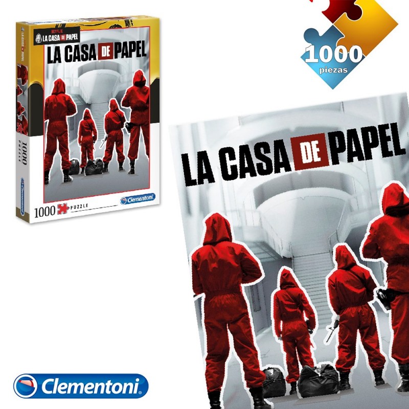 Puzzle 1.000 pcs casa de papel netflix