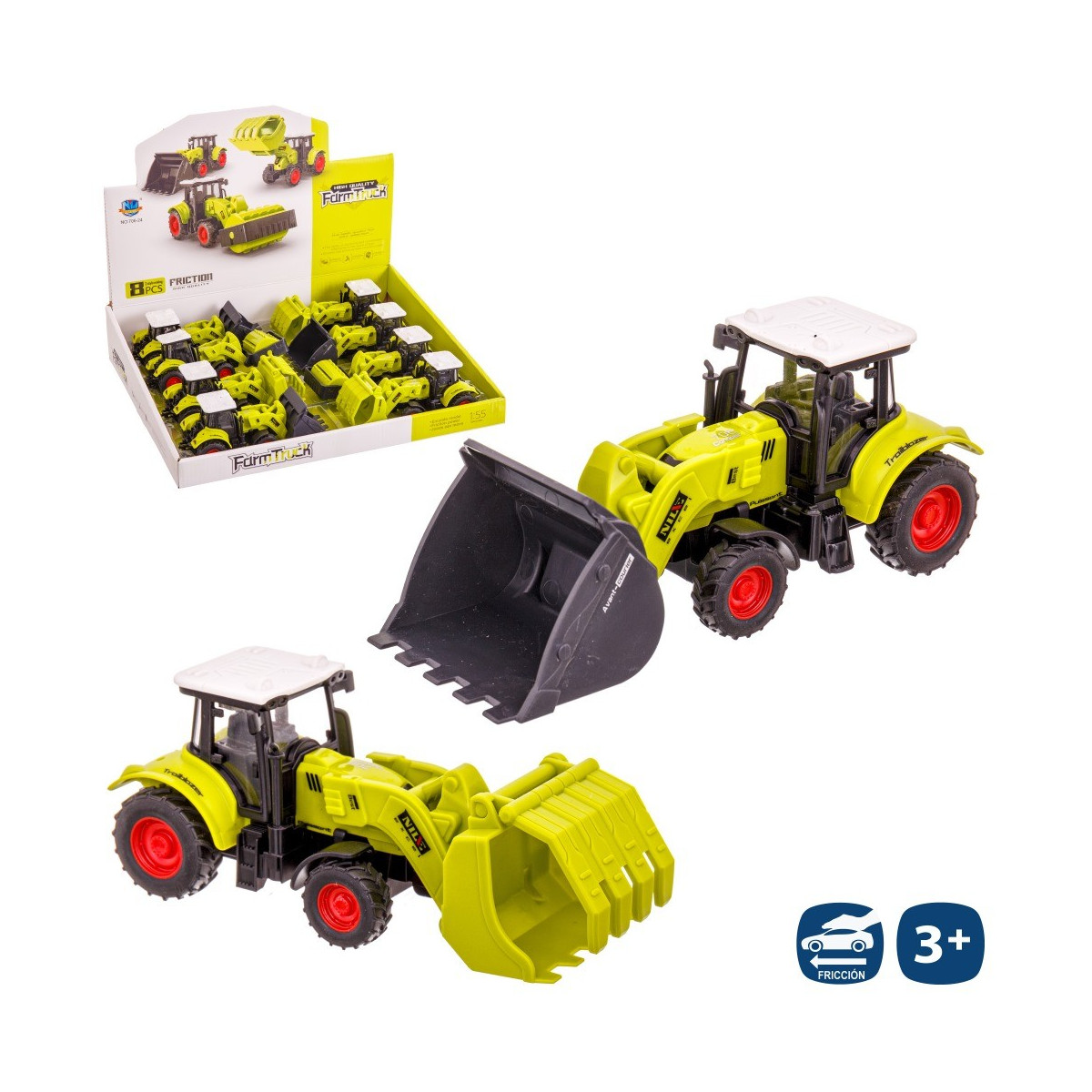 Tractor fricción 3 m 16 50 x 6 x 6 50 cm