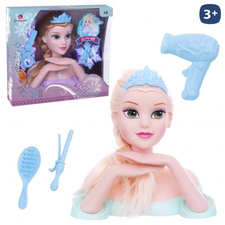Cabeza Maniquí C Manos Snow Princess 2 C