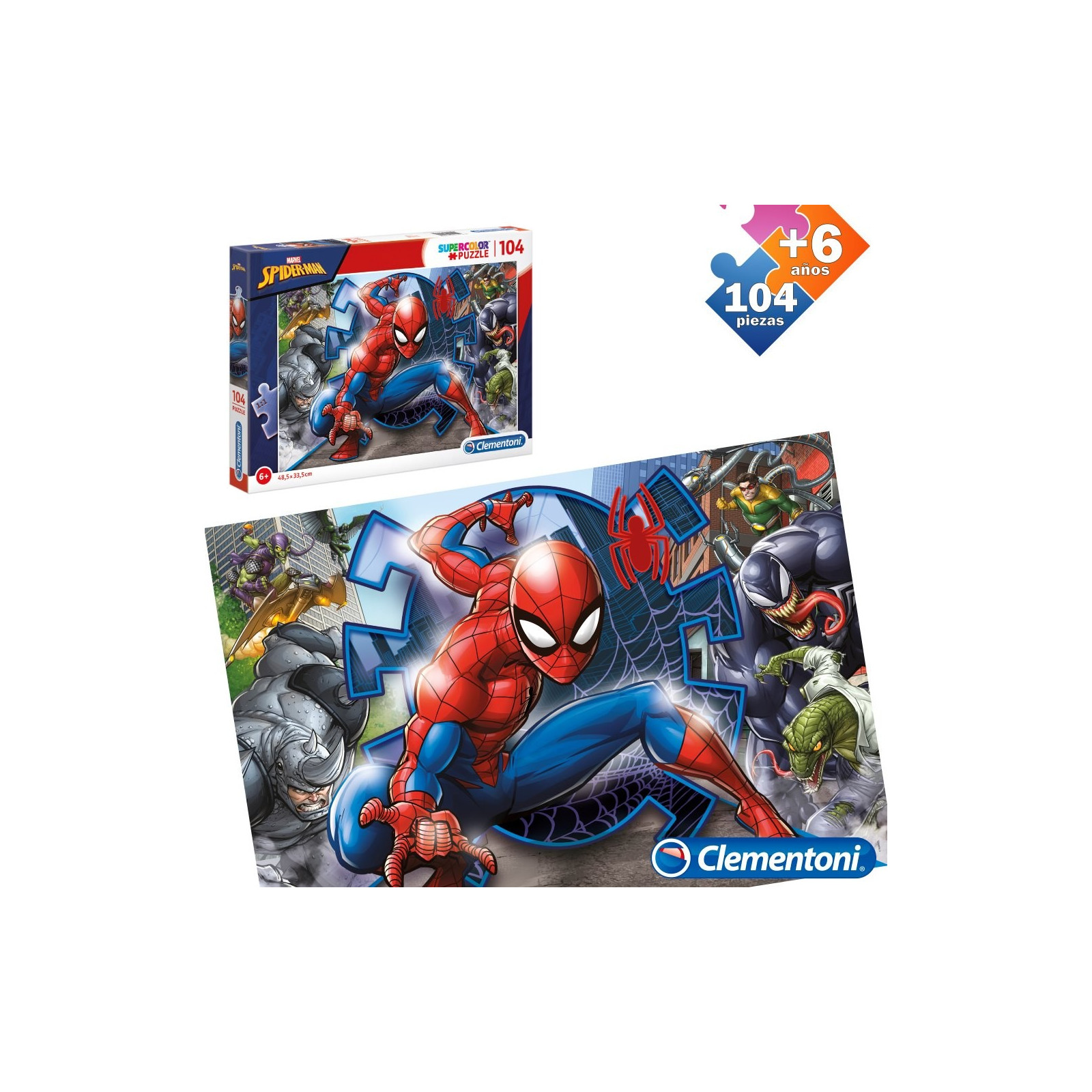 Puzzle 104 pcs spiderman