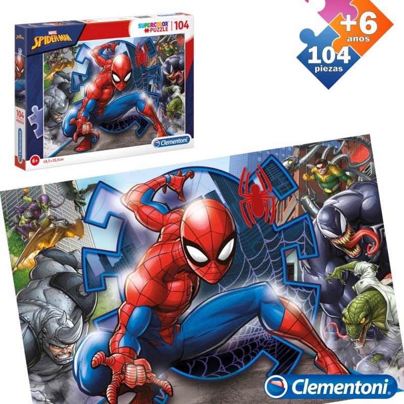 Puzzle 104 pcs spiderman